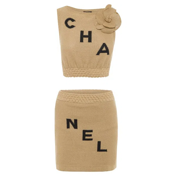 Chanel Two Piece-Emsemble and Camelia
