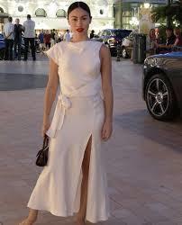 Bec & Bridge | Piper Asym Midi Dress in Ivory | Size 14 | The Volte
