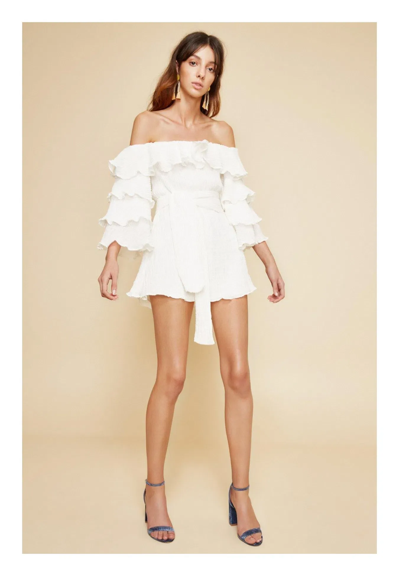 c meo collective love hate mini dress C/meo Collective Love Hate Puff Sleeve Mini Dress