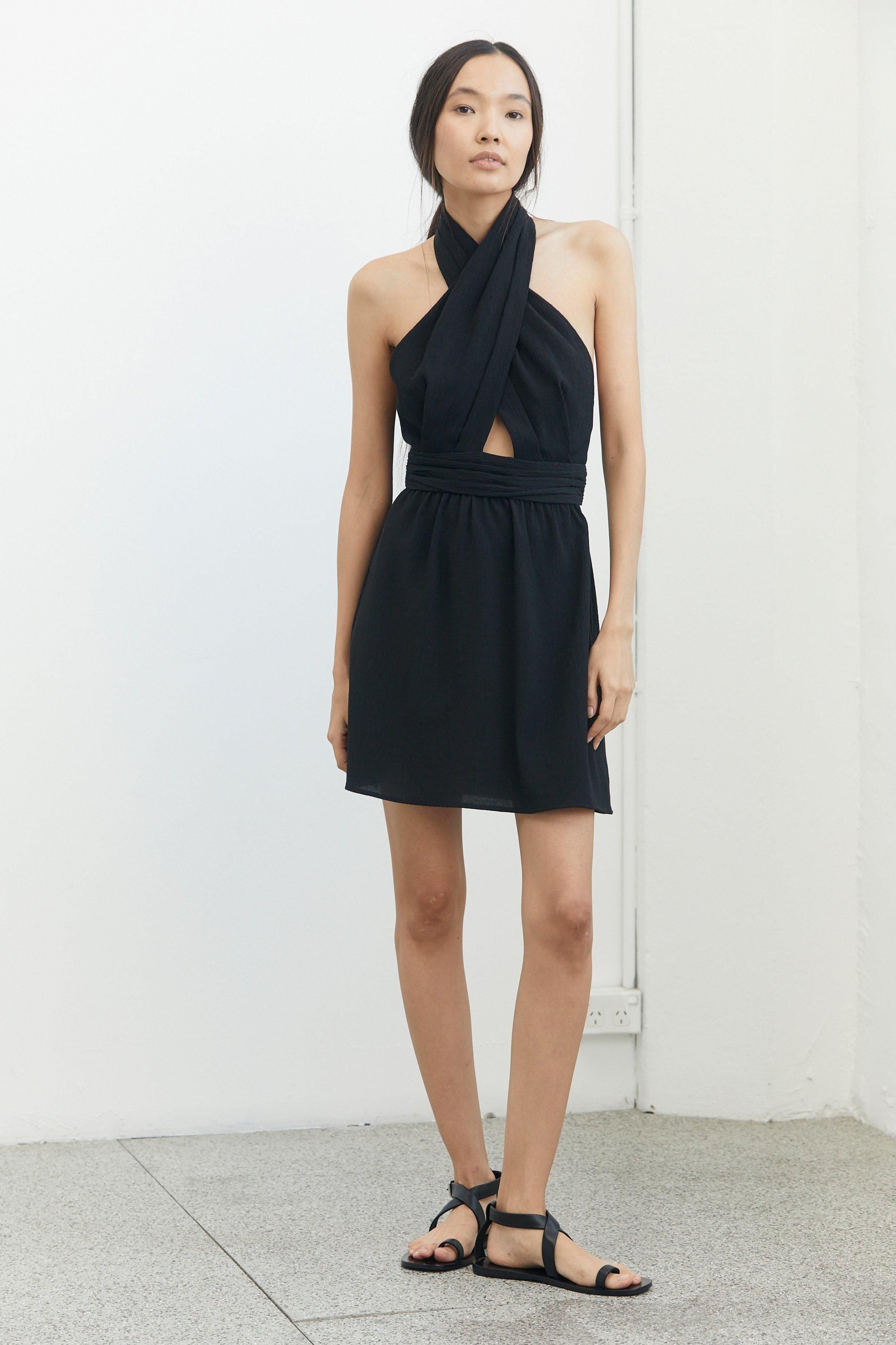 vira mini dress I.am.gia Vira Mini Dress in Brown