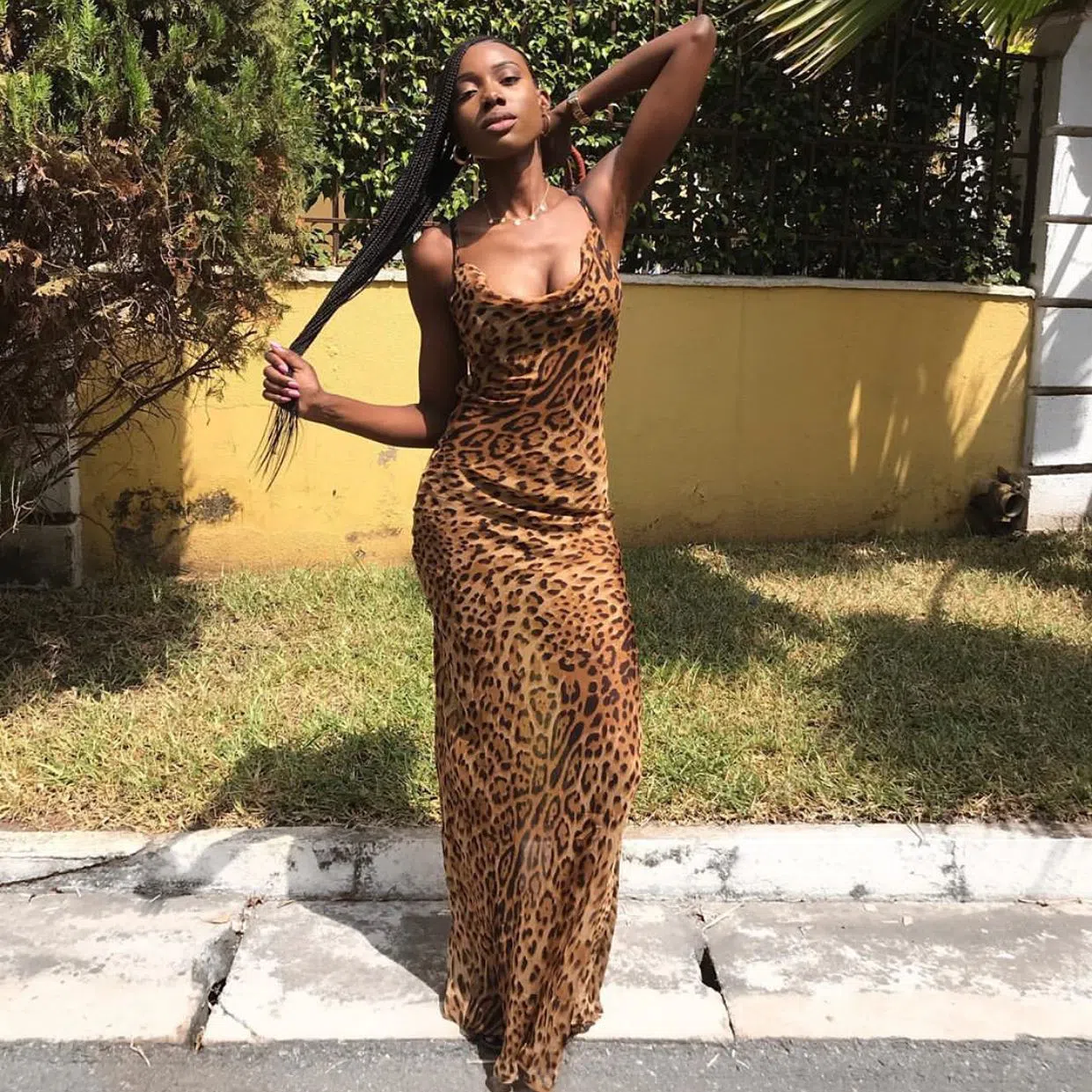 House of CB Sahara Vegan Leather Maxi Dress in Cocoa Size XS/ AU 6 | The  Volte
