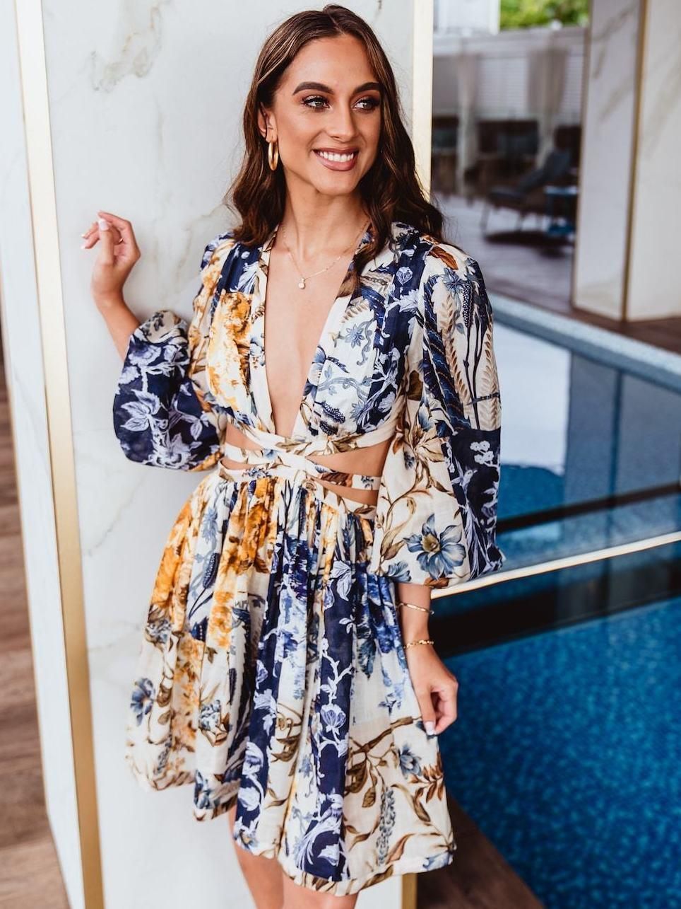 zimmermann tropicana asymmetric dress tropicana asymmetric dress