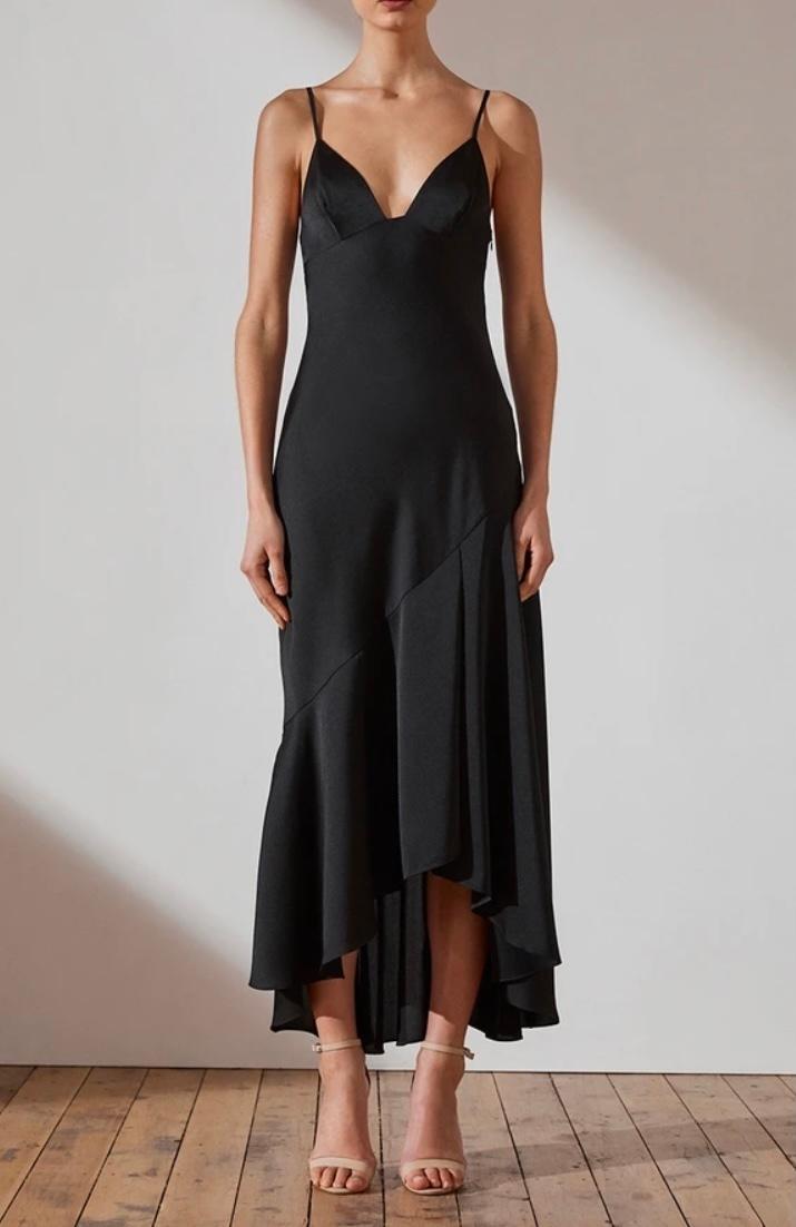 knee length dresses for ladies The Ultimate Muse Halter Neck Midi Dress | Odd Muse main image 1