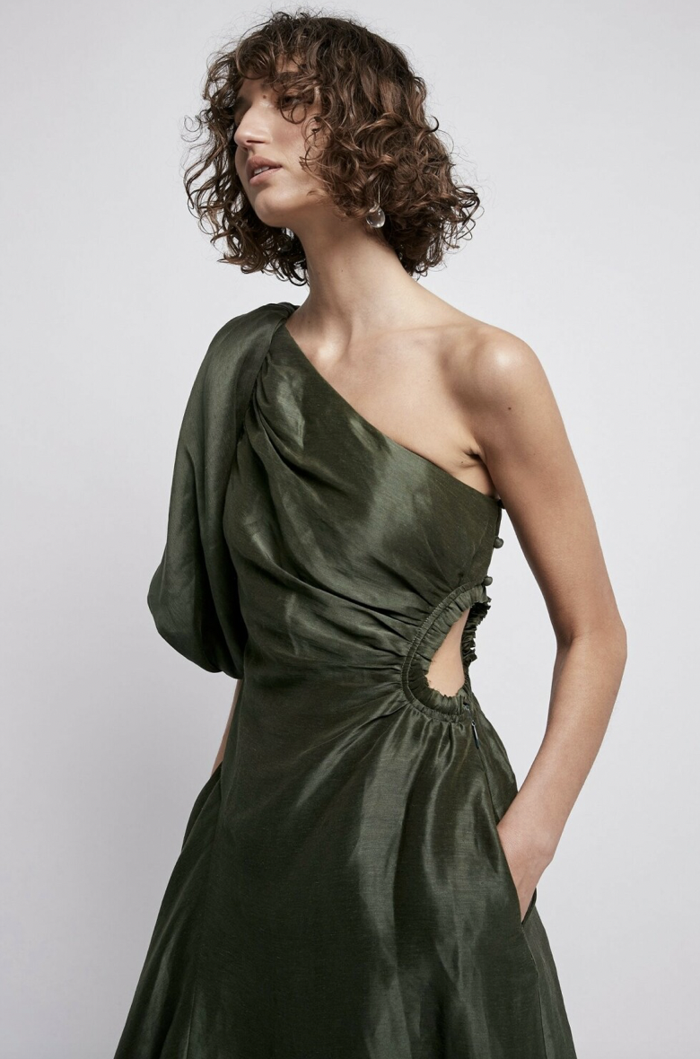 AJE CONCEPT DRESS- BONSAI GREEN | The Volte AJE CONCEPT DRESS- BONSAI GREEN | The Volte