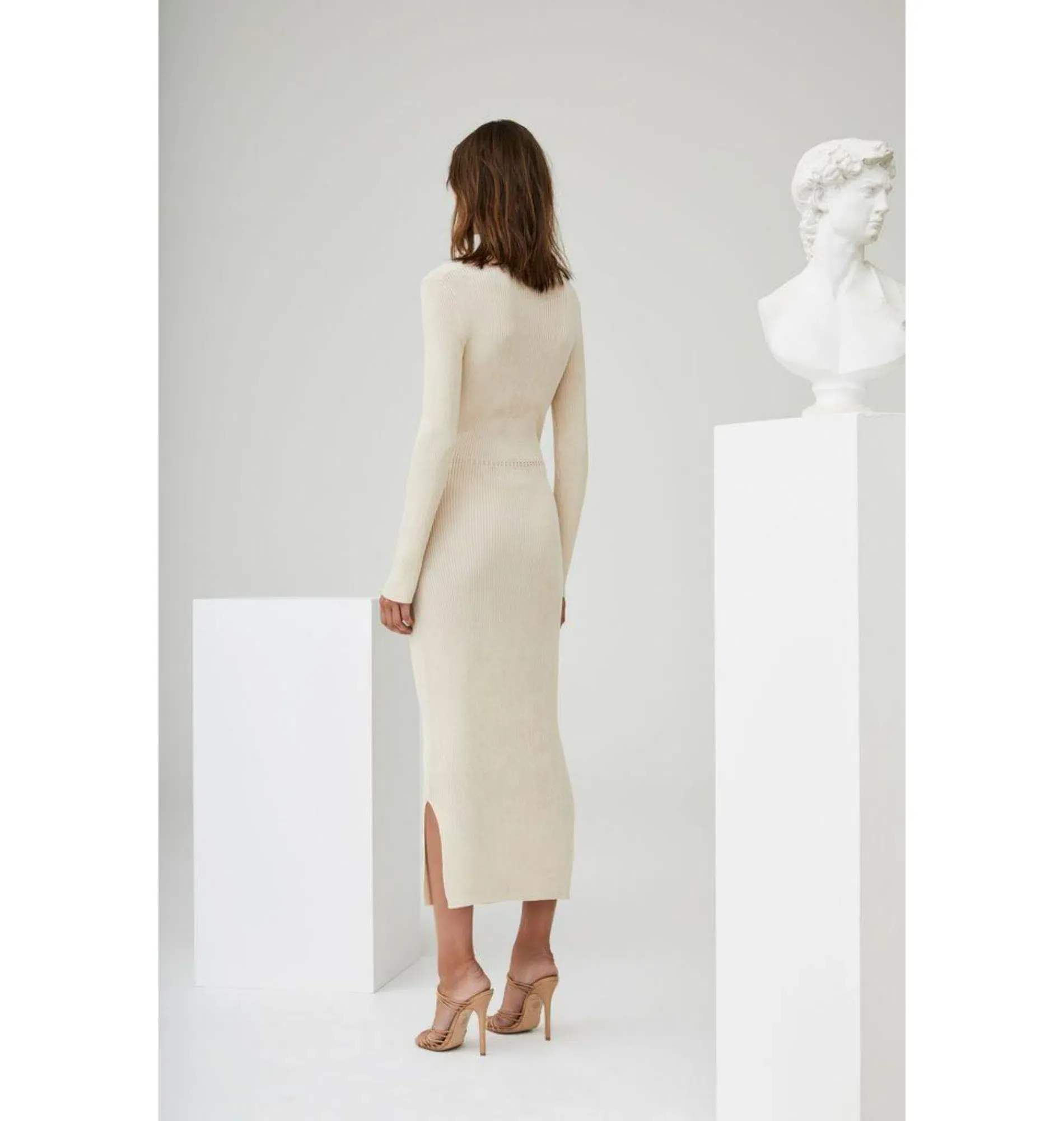 sir the label celena draped midi dress Celena Dress by SIR The Label