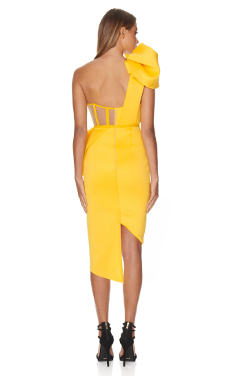 alice mccall power lady dress Alice McCall Power Lady Dress Mustard Yellow Size 6