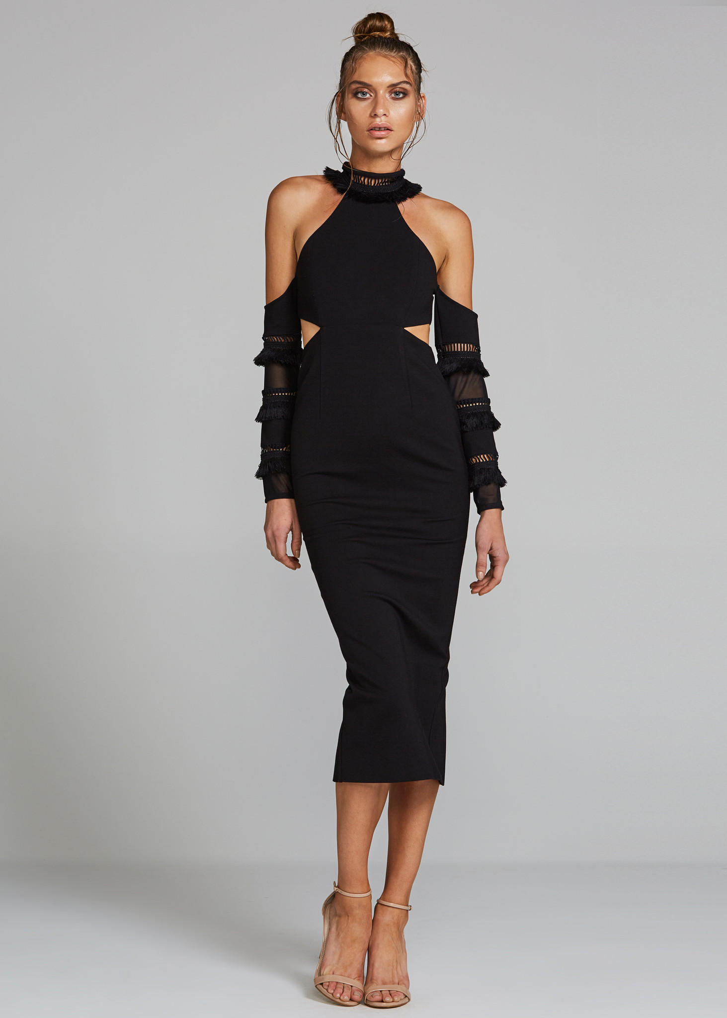 Helsa Black Lace Dress | The Volte