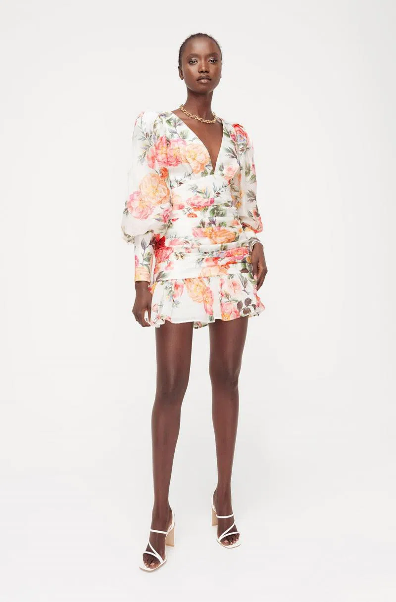 Sheike Bouquet Mini Dress Floral Size 16 | The Volte