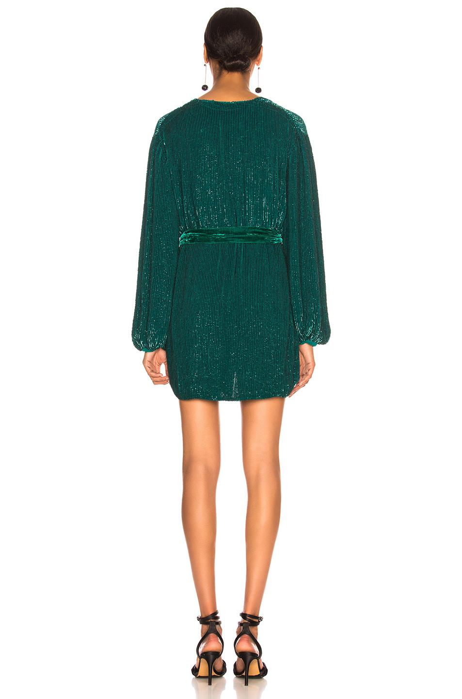 Jacquemus La Robe Bahia Draped Shirt Mini Dress in Sage Green Size 6 | The  Volte