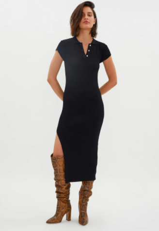 manning cartell mvp knit dress black Manning Cartell MVP Knit Polo Dress Black Size 6