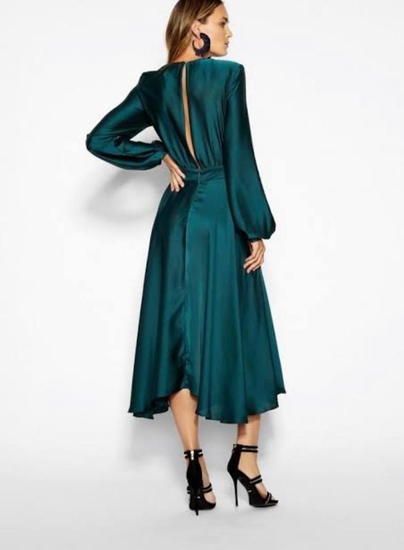 sheike emerald green dress