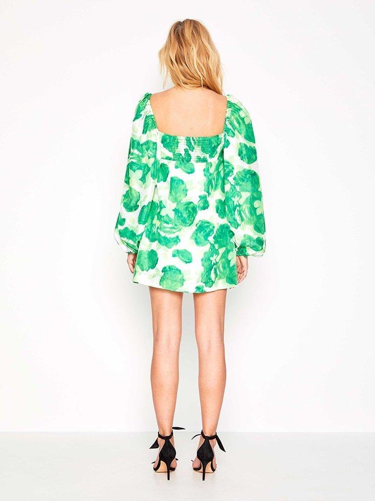 alice mccall lover to lover dress green Boho Green Lace Trim Midi Dress main image 1