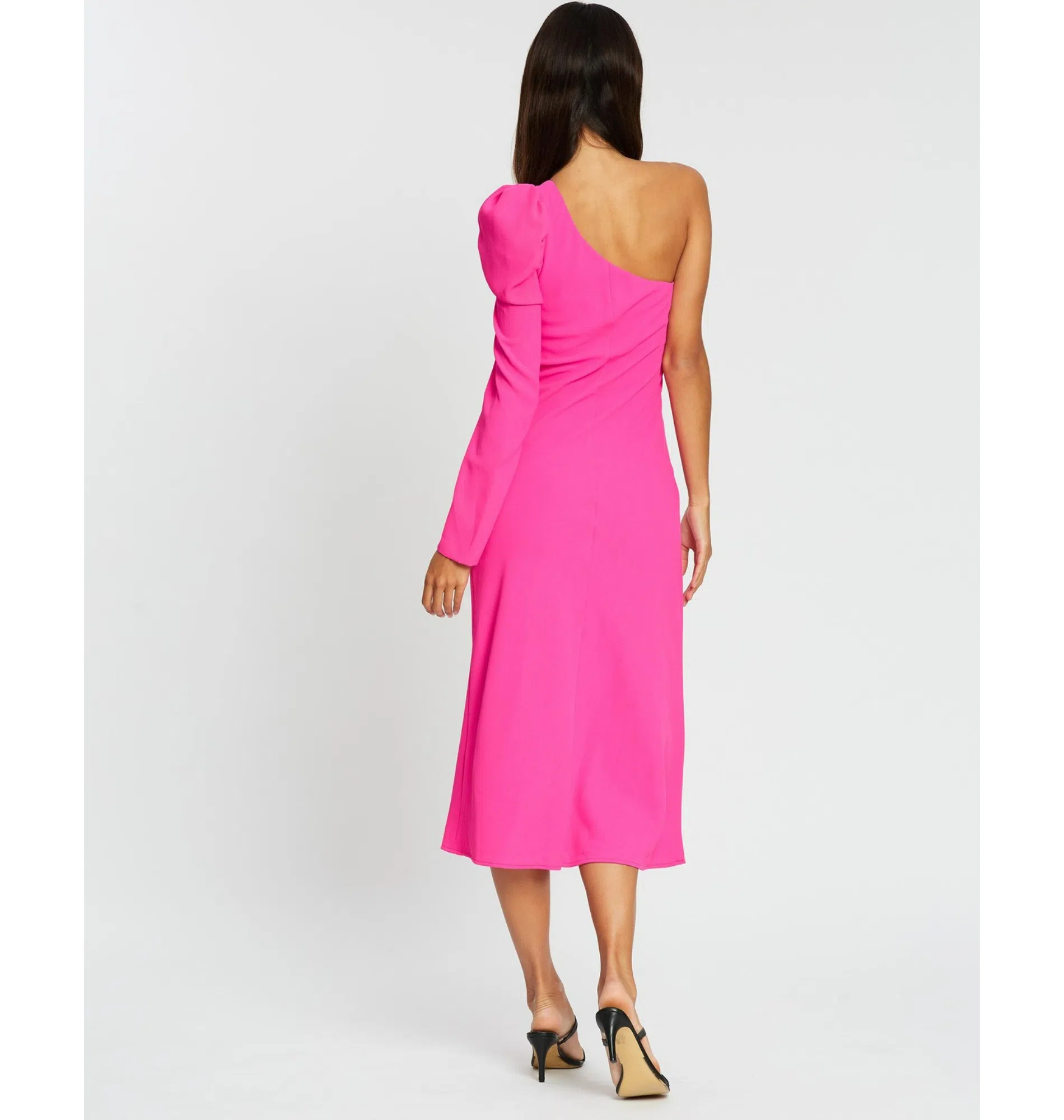 knee length dresses for ladies Taverna Plunge Mini Dress Red