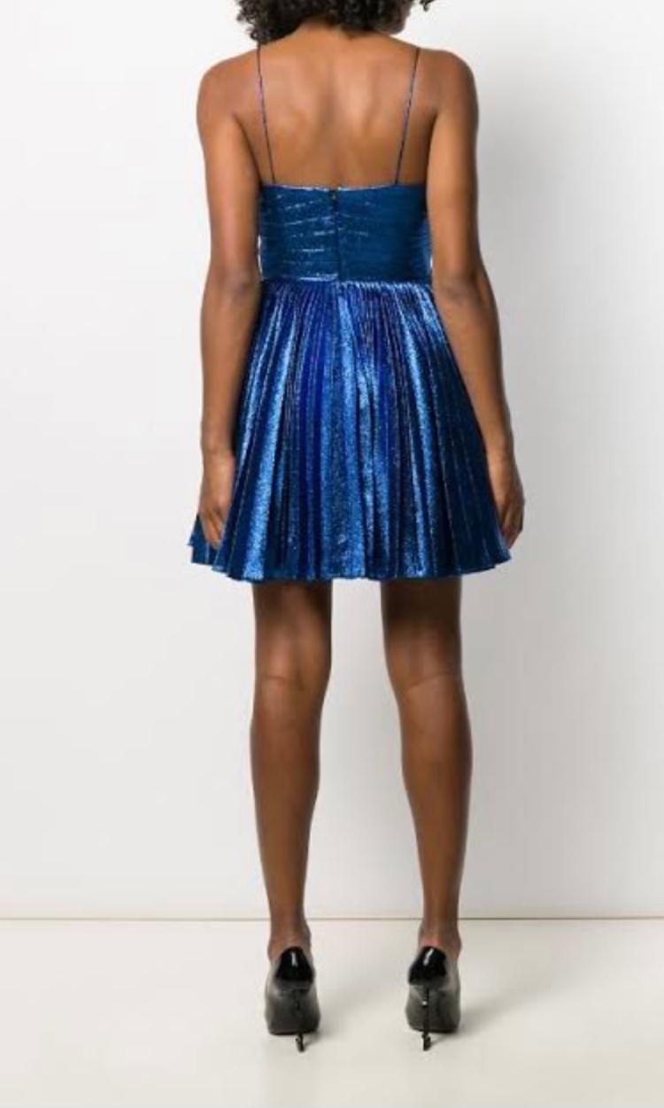 Electric Blue dress by Saint Laurent | The Volte Electric Blue dress by Saint Laurent | The Volte