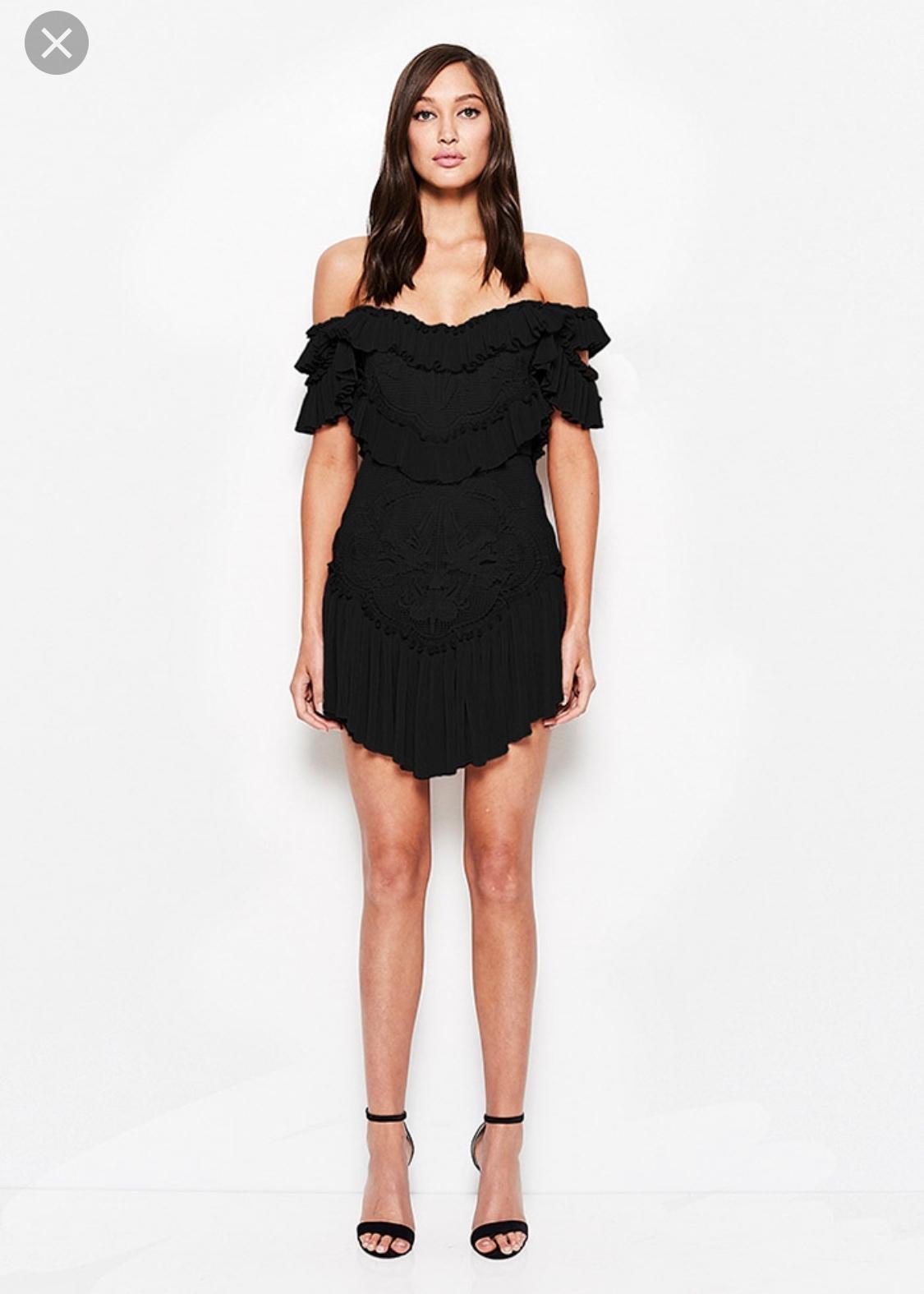 Alice McCall Love Birds Dress Black Size The Volte