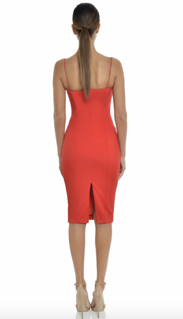 strapless open back dress Noor Maxi Dress Blush – MISSMAYA NORWAY main image 1
