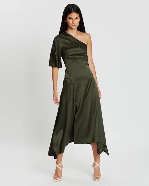 slim fit dress slacks COS Bandeau Maxi main image 1