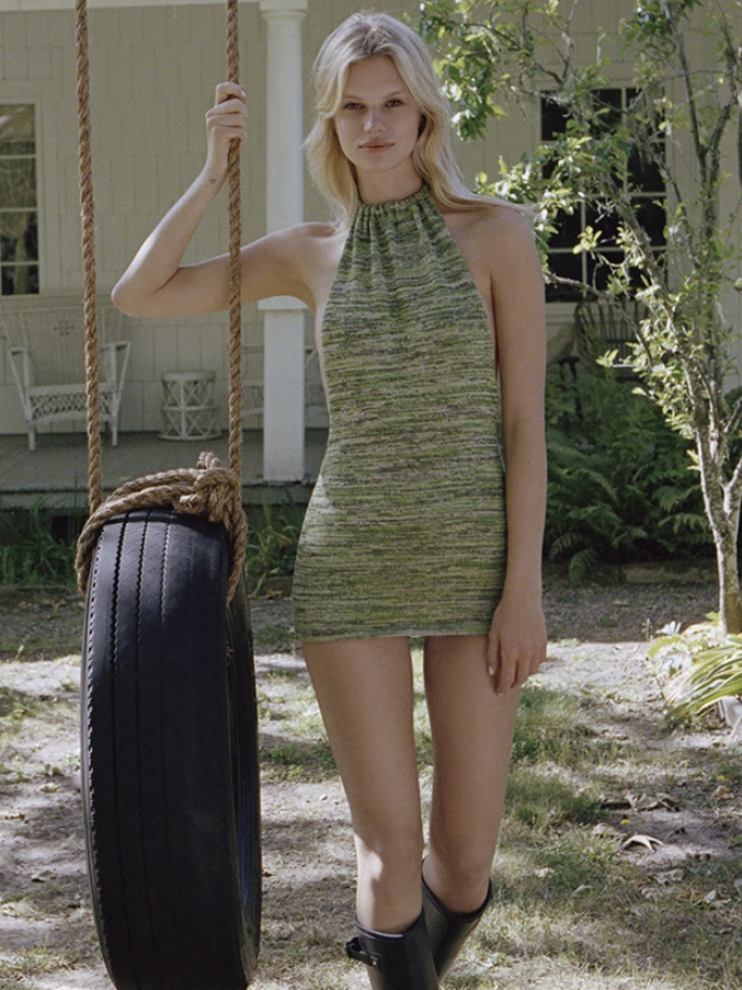 Bamba Swim Bounty Dress Green Size 8 | The Volte