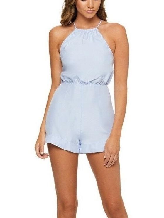 Kookai Palermo Playsuit Blue Size 6