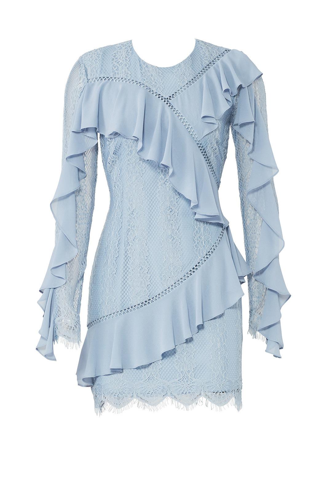 Keepsake the Label Better Days Long Sleeve Lace Dress Blue Size AU 6 | The  Volte