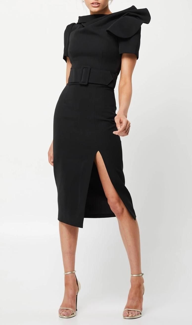 Mossman Daybreak Dress Black Size 16