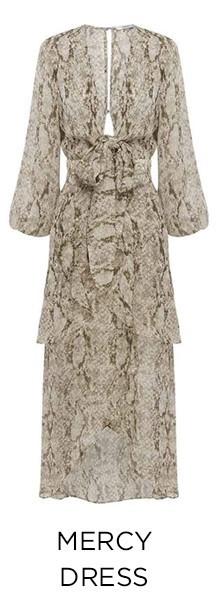 sheike python dress