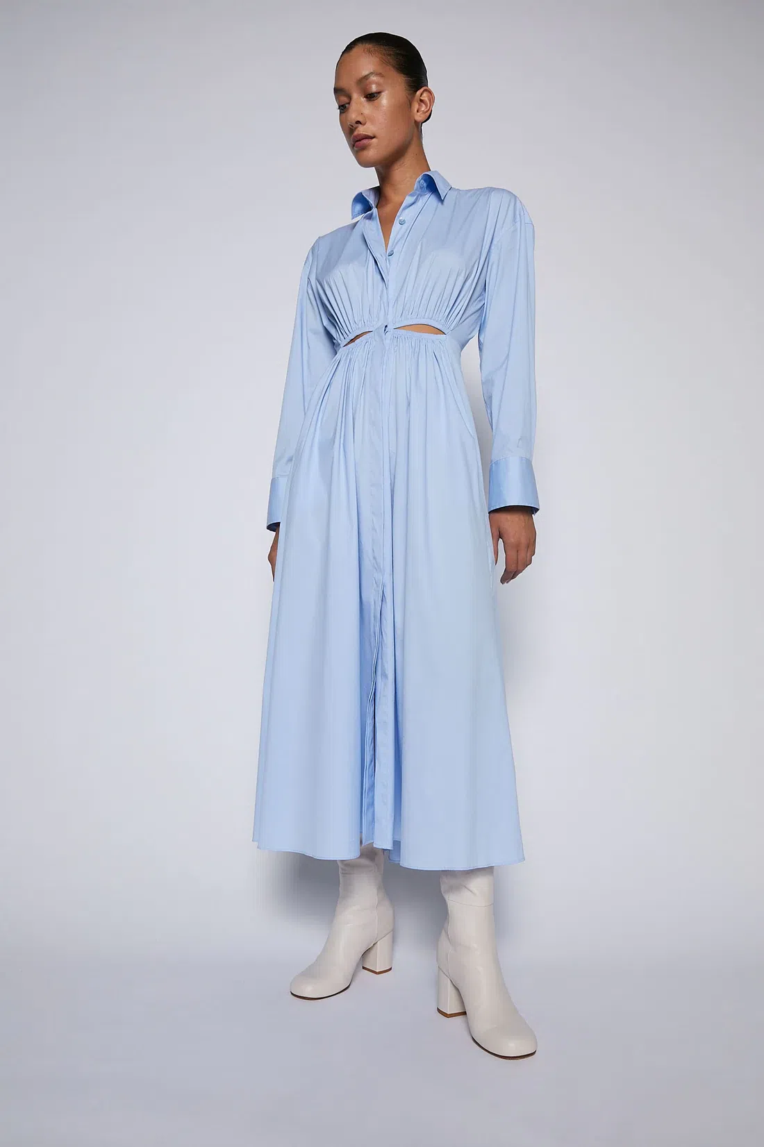 Double Cotton Dress Sky Dresses Scanlan Theodore –, 54% OFF