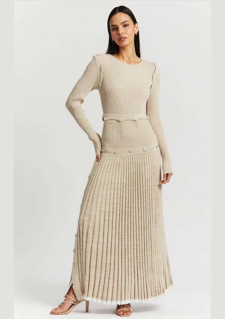 Dissh Elena Buttermilk Maxi dress | The Volte