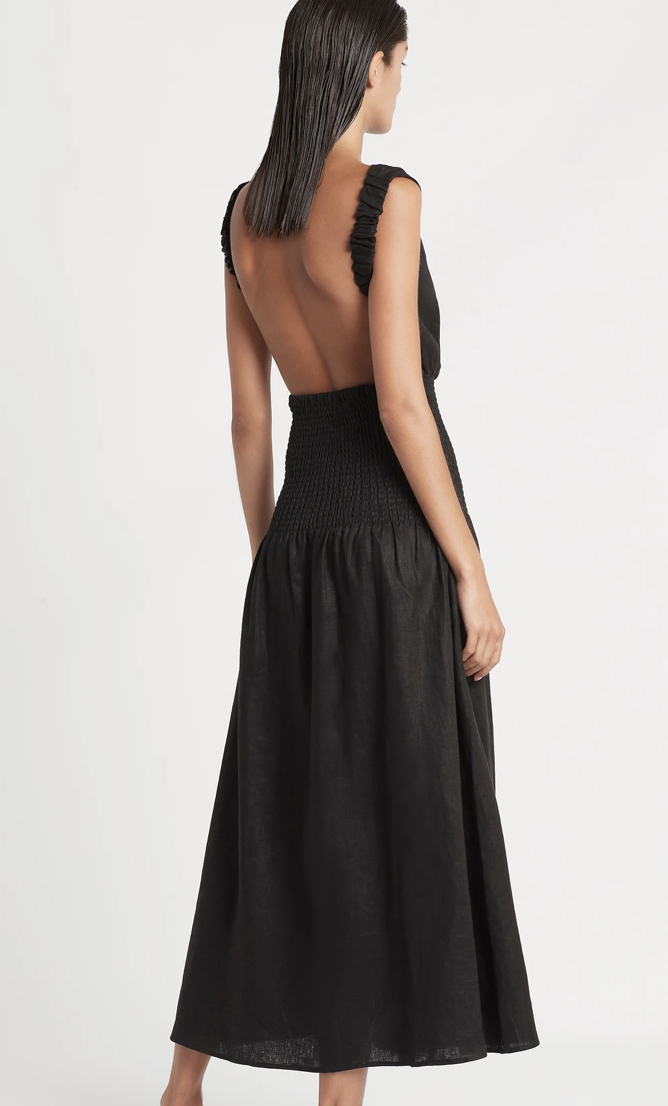 strapless open back dress Cinta Open Back Mini Dress | The Borrowed Collective main image 1