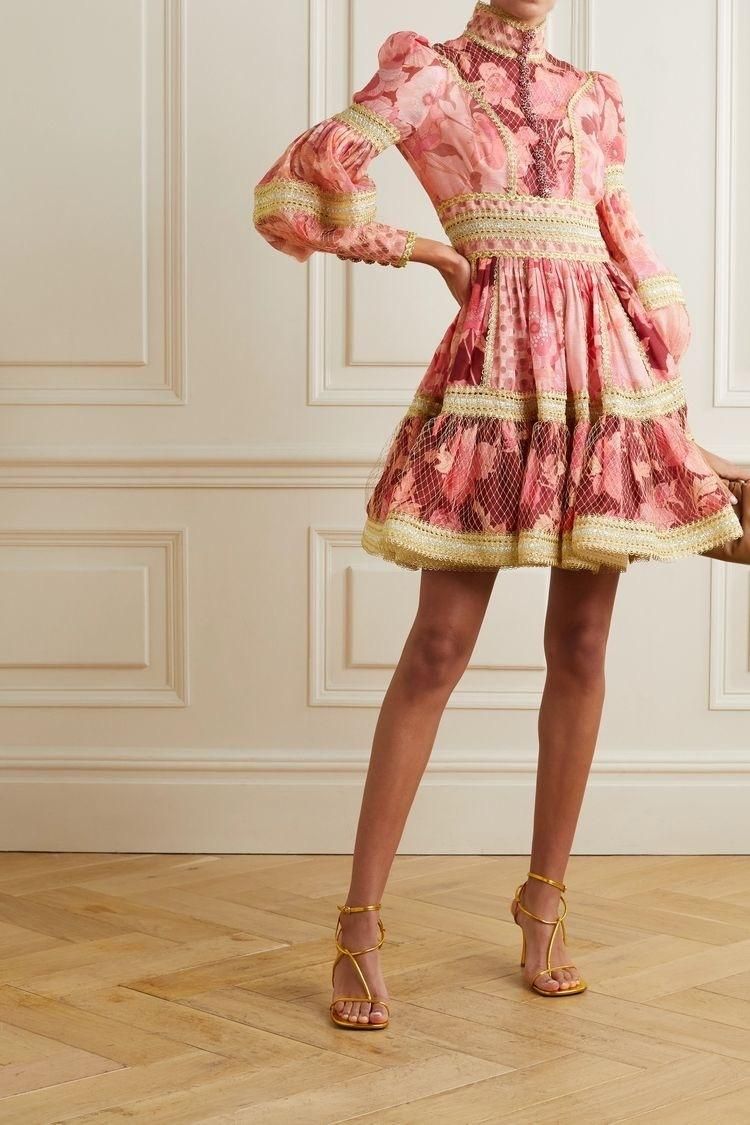 Zimmermann Concert Spliced Trim Dress 