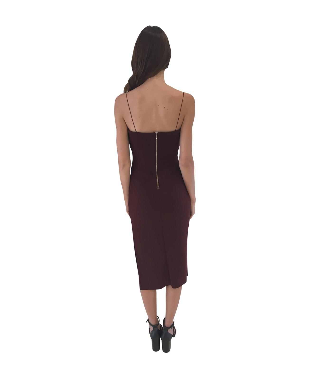 knee length dresses for ladies Dreamer Square Neck Dress in Black main image 1