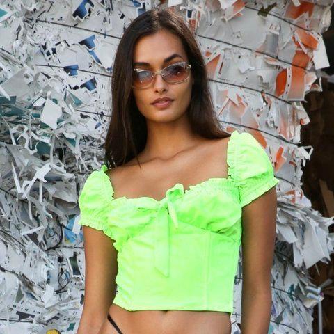 i am gia ruffle top