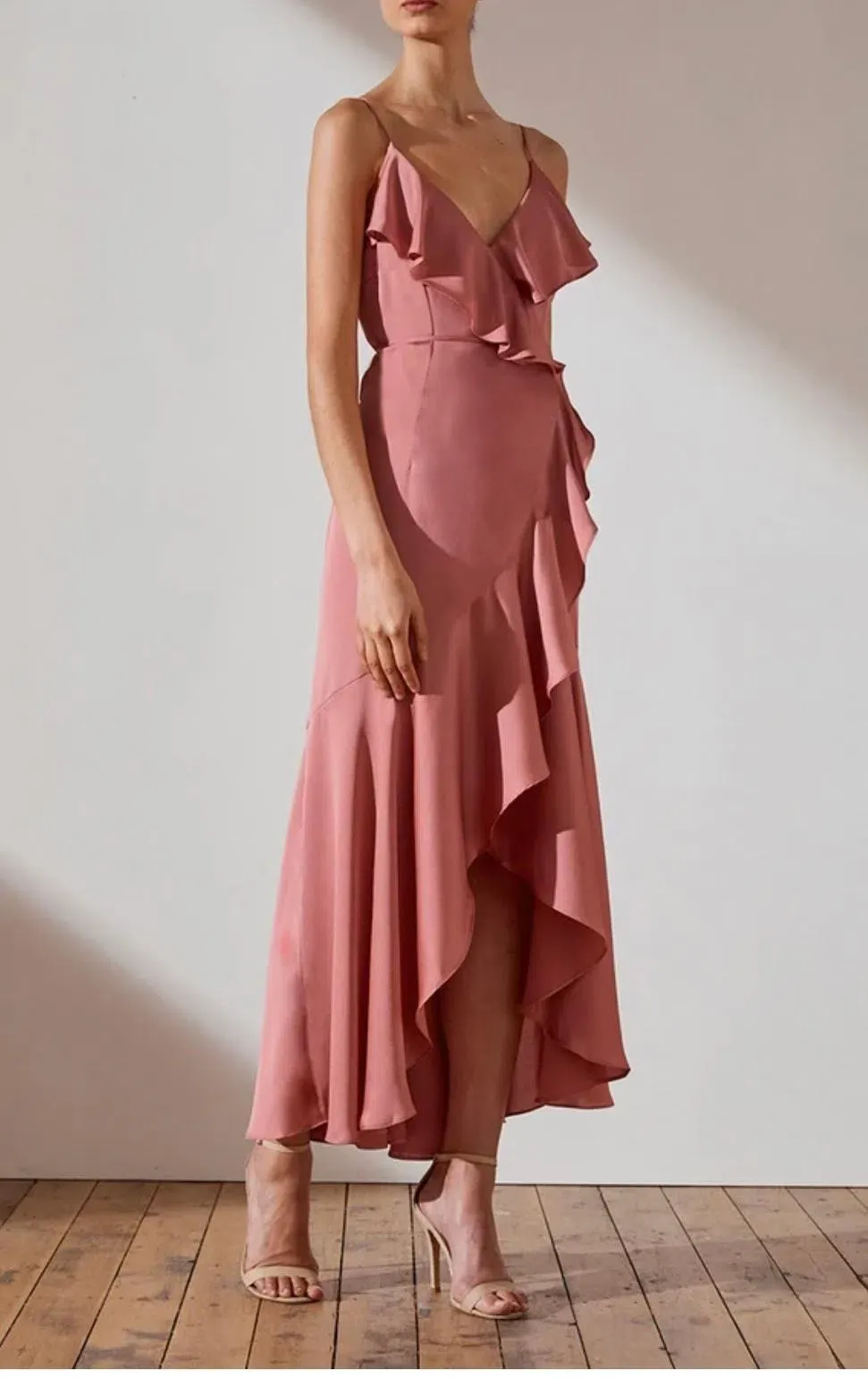 Bec & Bridge Luxul Asymm Dres Pink Size AU 8