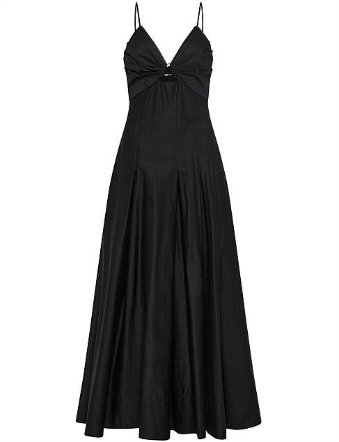 AJE Solstice Strappy Ring Midi Dress | The Volte