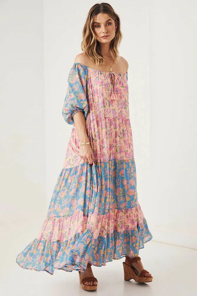 princess polly baby blue dress Boho Dresses for Women main image 1