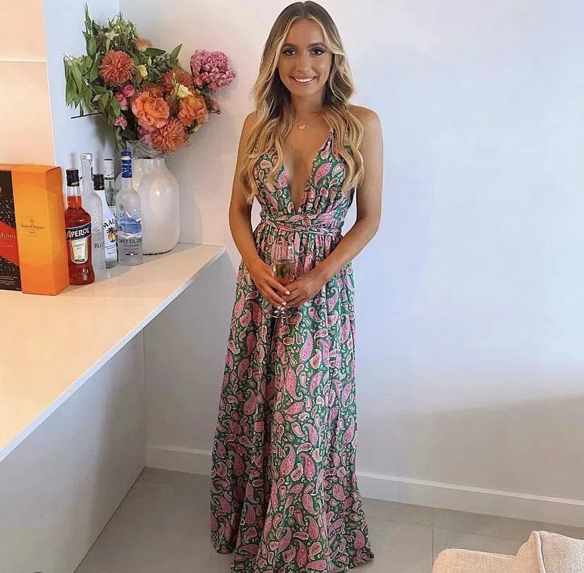 halter top two piece prom dress Beaded Top Prom Dresses 2018 Two Piece Halter Evening Dresses – Hoprom