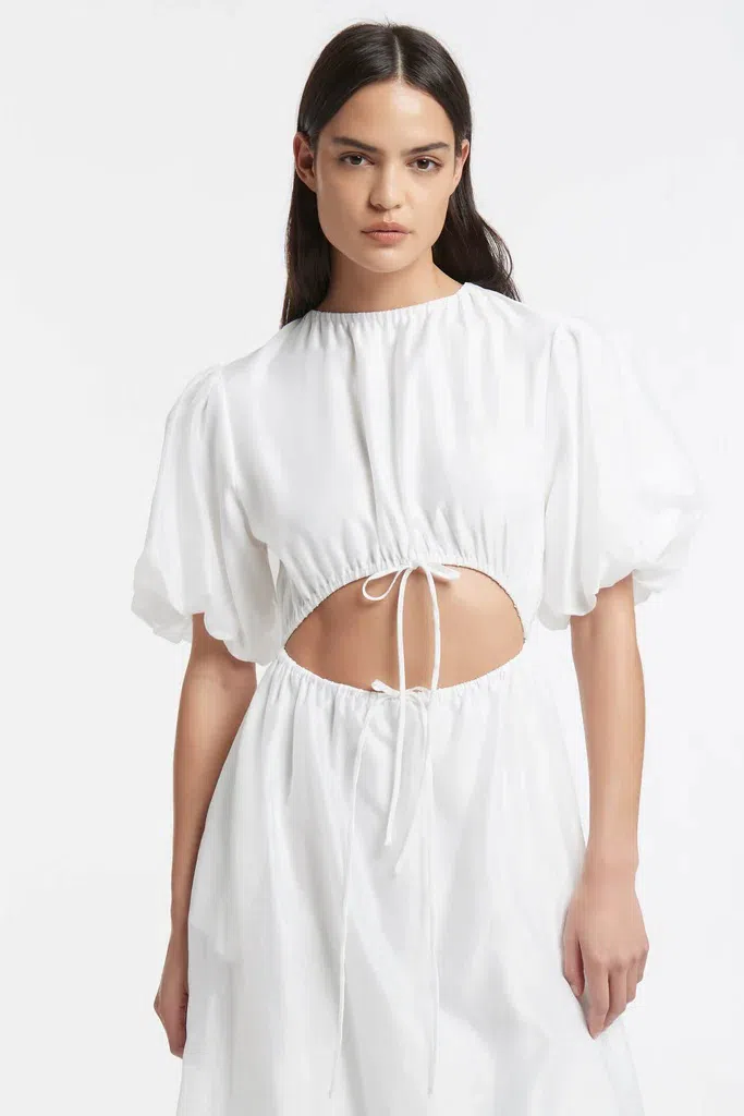 elfbar nachfüll pod läuft aus Buy Nelly Puff Sleeve Wrap Blouse - White main image 1