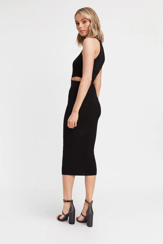 white christmas dresses Lola Cut Out Sleeveless (Oat) FOR SALE