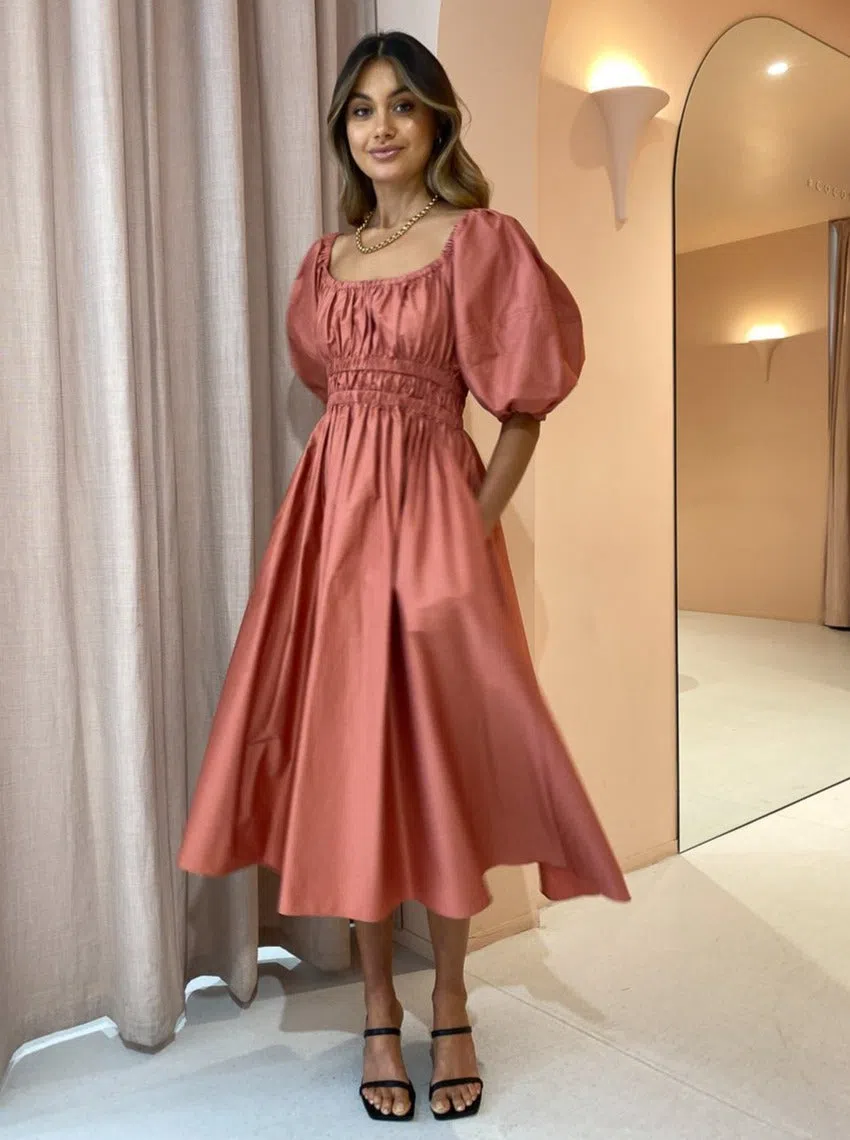 Acler Landon Dress Pink Size 6