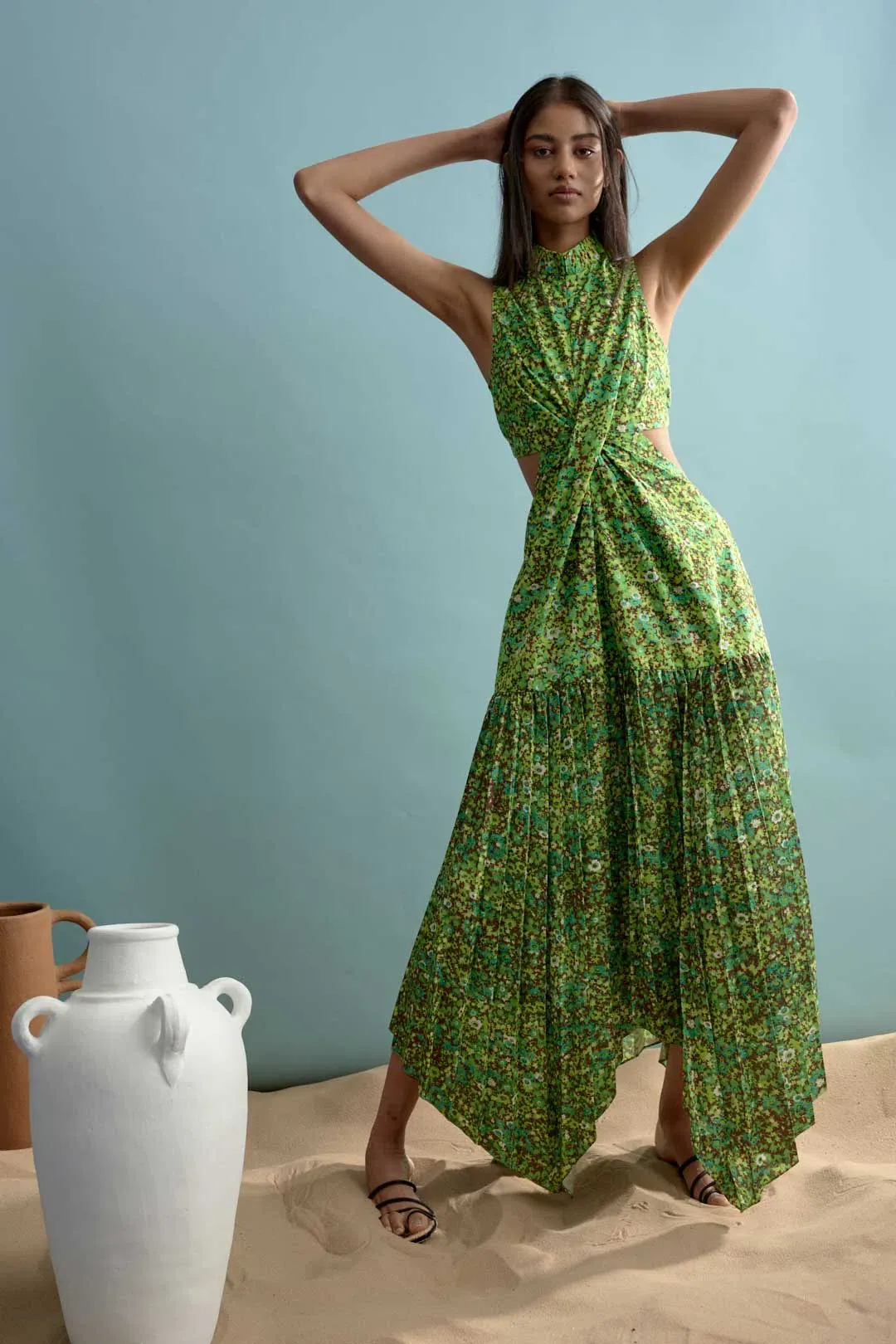 sheike green with envy dress Sheike Green with envy designer dress