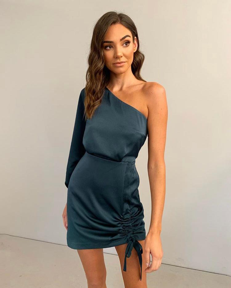 kookai vangeline dress black