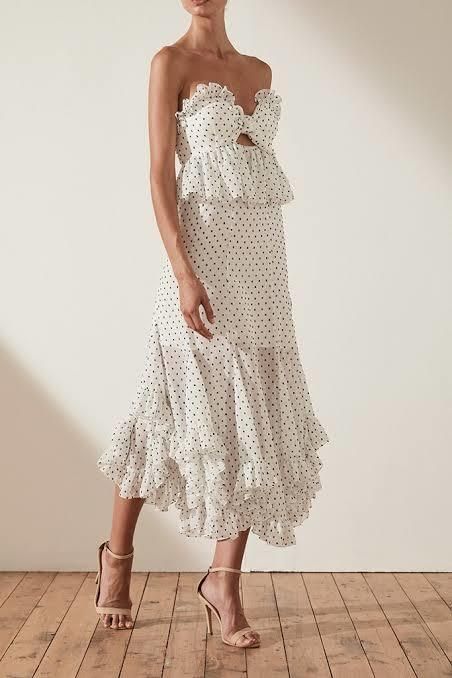Shona Joy WILDER TIE FRONT GODET MIDI DRESS
