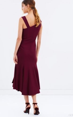 Farm Rio Bananada Midi Dress Burgundy Size XS / AU 8 | The Volte Farm Rio Bananada Midi Dress Burgundy Size XS / AU 8 | The Volte