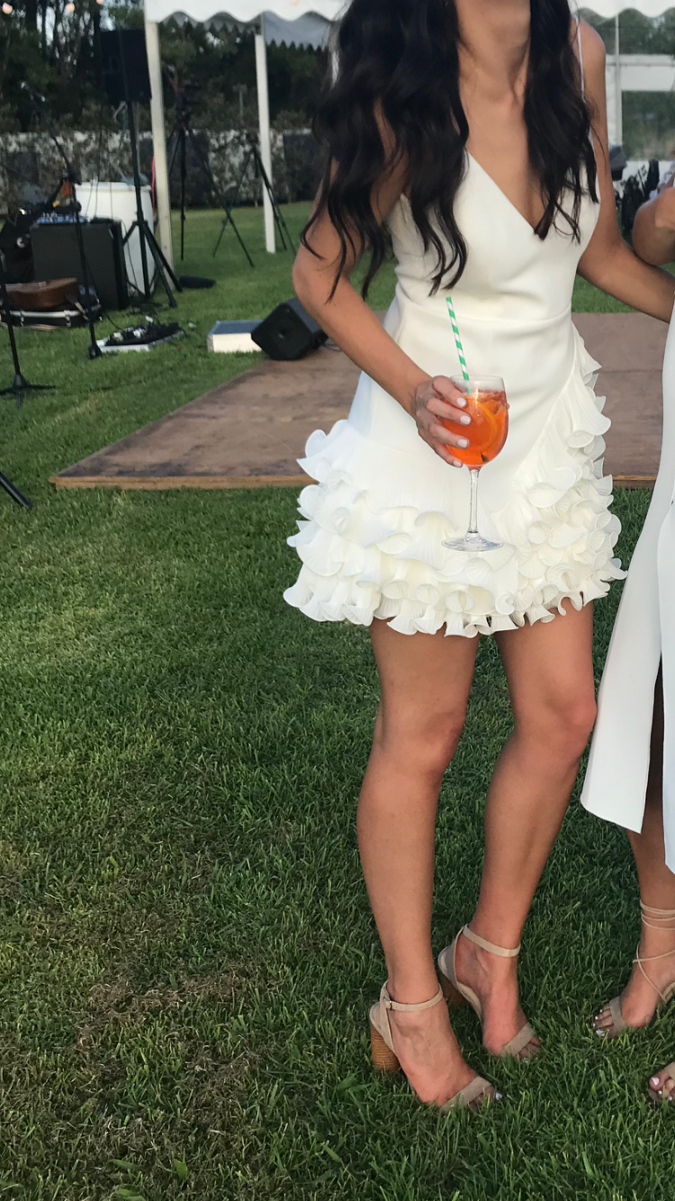 Talulah Golda Ruffle Dress - Ivory | The Volte