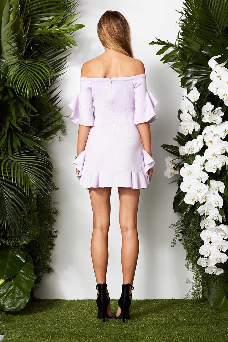 Manning Cartell Miami Heat Backless Dress Purple | The Volte