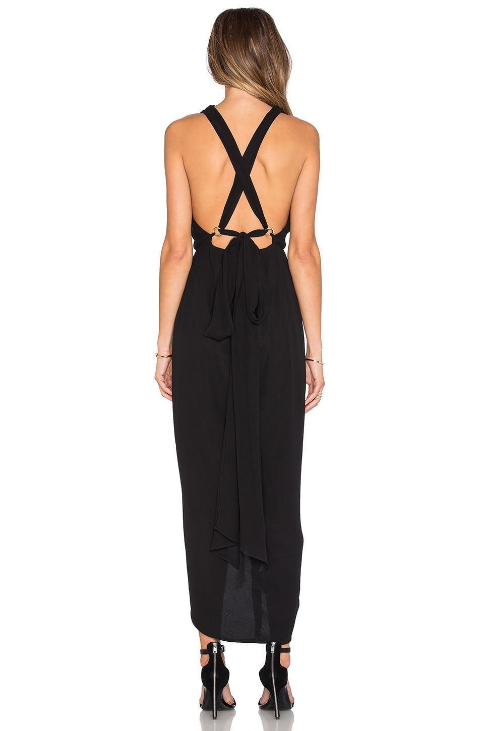 mulwala mini dress in black MULWALA mini dress