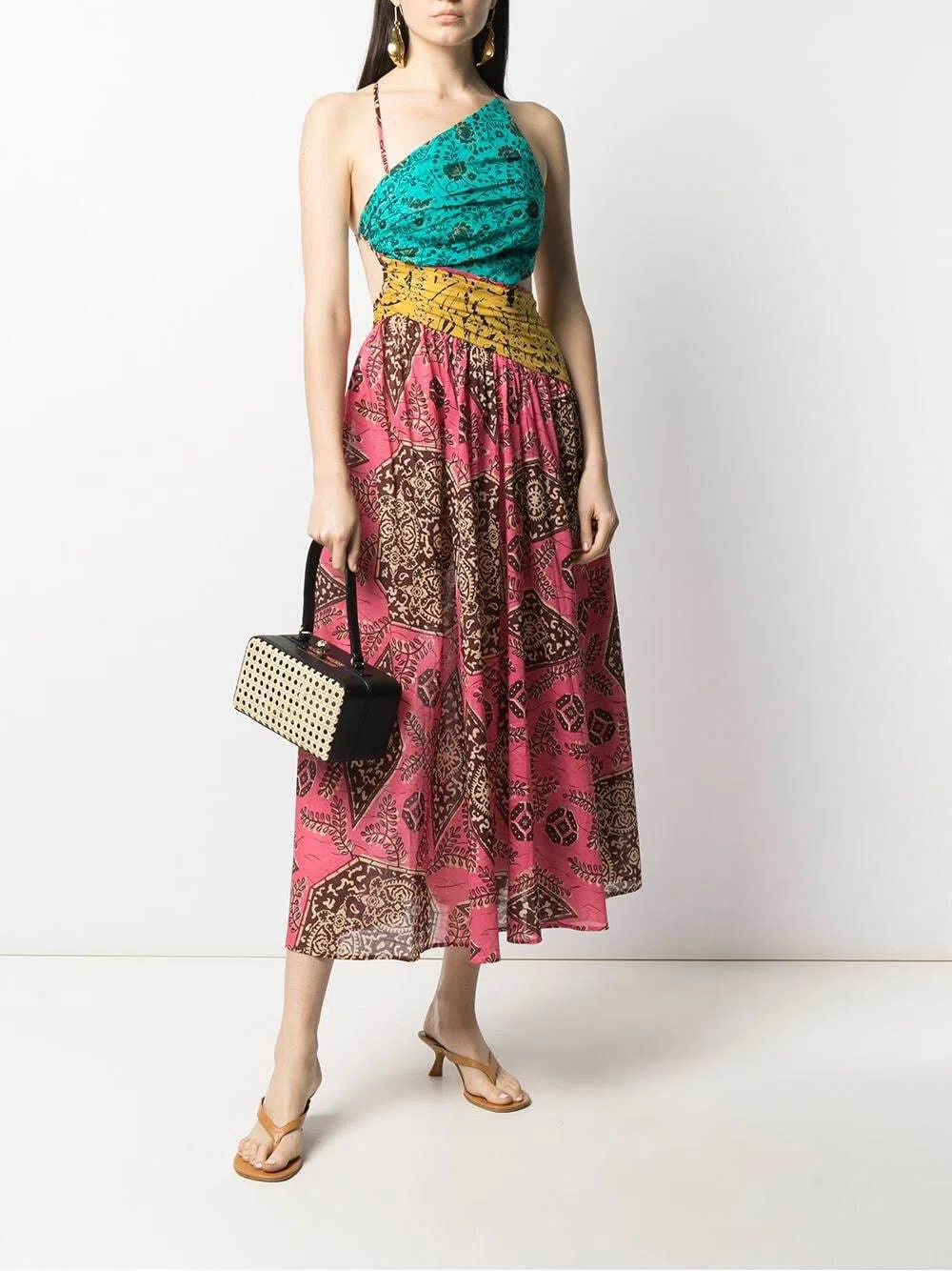 Zimmermann Lulu Asymmetric Dress Print Size 6 | The Volte Zimmermann Lulu Asymmetric Dress Print Size 6 | The Volte