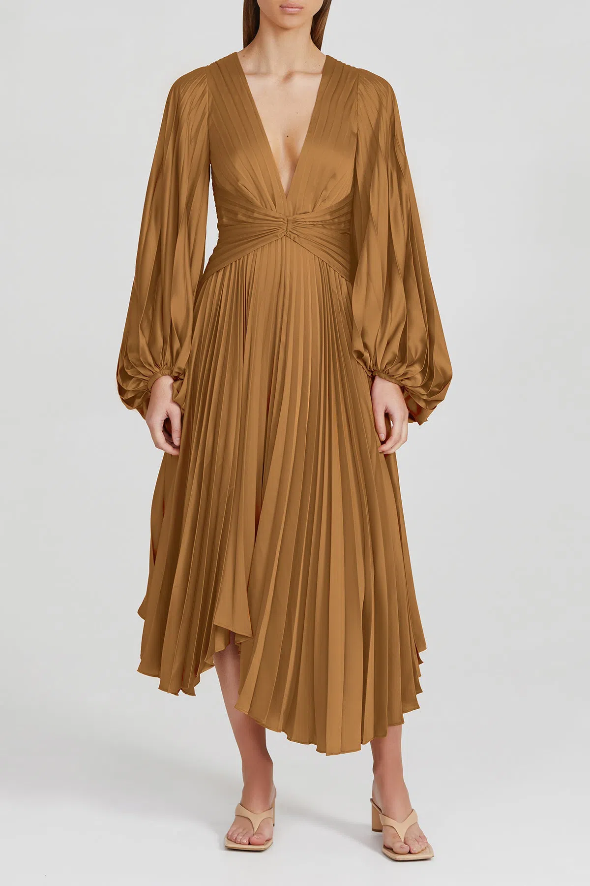 Acler Palms Dress Brown Size 10