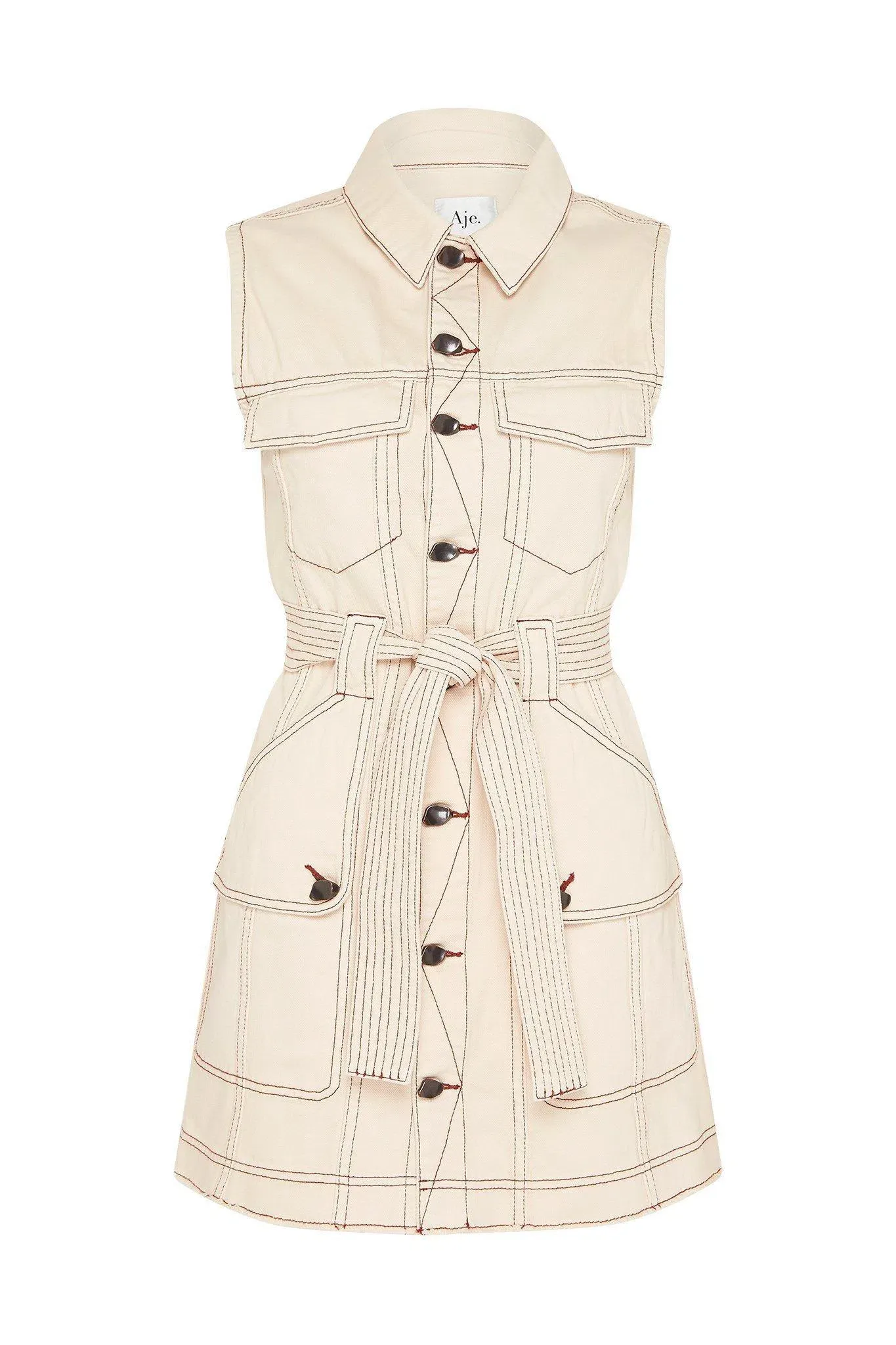 chinese dress ladies Dion Lee Laced Bonded Mini Dress