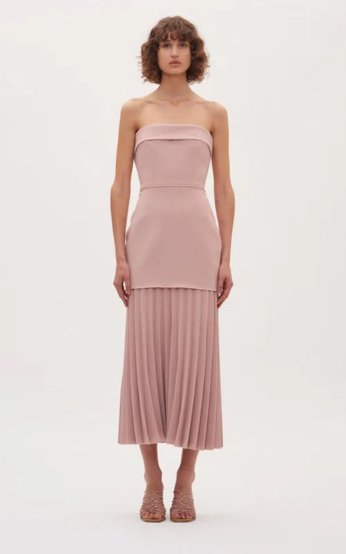 chinese dress ladies Strapless Peplum Gown – BCBGMAXAZRIA main image 0